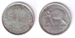 Belgian Congo 50 Francs 1944 - 1934-1945: Leopoldo III