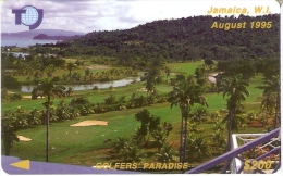 TARJETA DE JAMAICA DE COLFERS PARADISE 19 JAMB - Giamaica