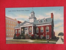 Virginia > Newport News  Library  Not Mailed    Ref 1256 - Newport News