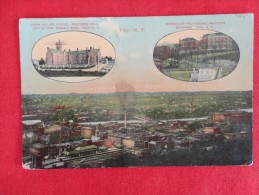 Troy  NY   Multi Views   1909 Cancel  Ref 1256 - Buffalo