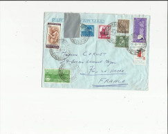 Enveloppe  Timbrée    De  Cie Transatlantique France -de Exp:Mr Cornet  Sommelier A Bombay Indes - Airmail