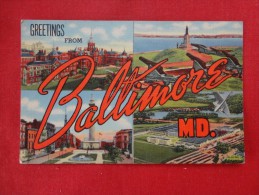 - Maryland > Baltimore  Multi View Greetings  1942 Cancel     Ref 1258 - Baltimore