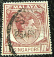 Singapore 1948 King George VI 10c - Used - Singapour (...-1959)