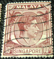 Singapore 1948 King George VI 10c - Used - Singapour (...-1959)