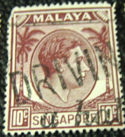 Singapore 1948 King George VI 10c - Used - Singapour (...-1959)