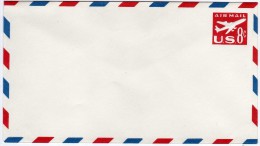 U.S.A: Belle Enveloppe Prêt à Poster 8 C Repiquage "poste Aérienne" - Andere & Zonder Classificatie