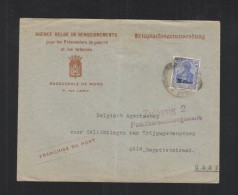 Kriegsgefangenensendung  Mons Nach Gent - Deutsche Armee