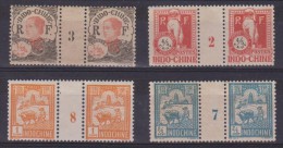 INDOCHINE   MILLESIMES   Sans Gome-no Gum  Réf  6026 - Unused Stamps