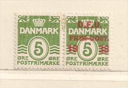 DANEMARK    ( EUDAN - 23 )  1938    N° YVERT ET TELLIER   N° 267Aa    N* - Unused Stamps