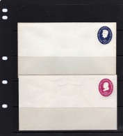 U.S.A: Beau Petit Lot De 2 Enveloppes Prêtes à Poster B . Franklin Lincoln - Andere & Zonder Classificatie