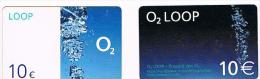 GERMANIA (GERMANY) -  O2 (RECHARGE) -  LOT OF 2 DIFFERENT     - USED °- RIF. 5799 - [2] Prepaid