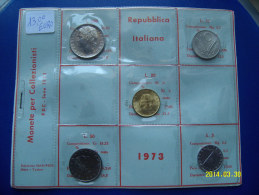 REPUBBLICA ITALIANA ANNATA DI CIRCOLAZIONE EMISSIONE 1973 (SERIE RARA) - Mint Sets & Proof Sets