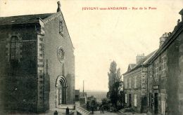 N°37413 -cpa Juvigny Sous Andaine -rue De La Poste- - Juvigny Sous Andaine