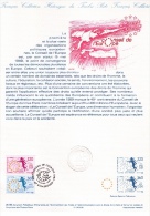 Beau Document Philatélique Officiel, 40e Anniversaire Du Conseil De L´Europe, 1949-1989 - EU-Organe