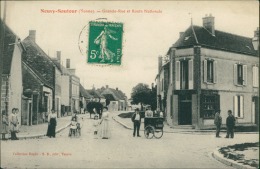 89 NEUVY SAUTOUR / Grande-Rue Et Route Nationale / - Neuvy Sautour