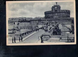 F1964 Roma, Rome ( Italie ) Ponte E Castel S. Angelo -castle, Chateau, Schloss- Old Mini Card - Castel Sant'Angelo