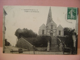 CP SARTROUVILLE N°1 L EGLISE ET SES 69 MARCHES - Sartrouville