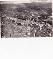 JOYEUSE 07 Vue Aérienne  Du Bourg En Contre Bas Magnanerie Au Loin Les Monts Du Vivarais Le Tanargue Et La Cham De Cros - Joyeuse