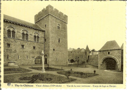 CP De THY-LE-CHATEAU " Vieux-château - Vue De La Cour Intérieur -corps De Logis Et Donjon " - Walcourt