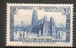 COTE DIVOIRE Moquée De Bobo-Dioulasso 1936-38 N°115 - Nuevos