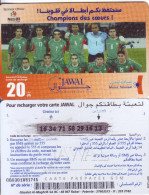 ***Télécarte Prépayée GSM Du MAROC  "Champions Des Coeursl"  20Dh Vide  TTB  A Saisir ***  N° Lot 155866691 ! - Morocco