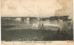 GIRONDE 33.PAUILLAC PONTON DES BATEAUX A VAPEUR - Pauillac