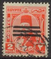 1953 King Farouk  Ovpt On 1944 Issue 2M Sc 344 / Mi 418 Used / Oblitéré / Gestempelt [hod] - Gebraucht