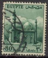 1953 Definitives: Mosque Of Sultan Hassan  30 M Sc 331 / Mi 404 Used / Oblitéré / Gestempelt [hod] - Oblitérés