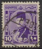 1944 King Farouk 10M Sc 247 / Mi 273 Used / Oblitéré / Gestempelt [hod] - Used Stamps