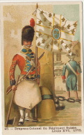 Chromo Drapeau Colonel Regiment Suisse Louis XVI 1775  Valiquet Pub Chocolat Grande Trappe Orne - Au