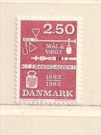 DANEMARK  ( EUDAN - 39 )  1983  N° YVERT ET TELLIER  N° 786  N** - Unused Stamps