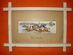 ENGLAND 1880&1890 / - ,,The Finish,, Woven In Silk By Thomas  Stevens, 20,5x13,5cm.6 Scans - Andere & Zonder Classificatie