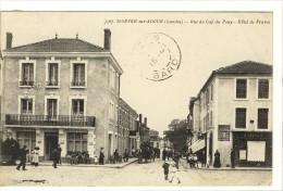 Carte Postale Ancienne Saint Sever Sur Adour - Rue Du Cap Du Pouy. Hôtel De France - Saint Sever