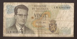 België Belgique Belgium 15 06 1964 20 Francs Atomium Baudouin. 1 R 4341584 - 20 Francos