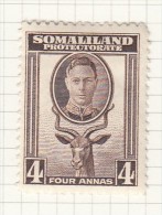 King George VI - 1942 - Somaliland (Herrschaft ...-1959)