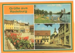 Radeberg - Radeburg (kr Dresden) - PLatz Der 8 Mai - Röderstausee - Dresdner Strasse  - Foto Berthold - Radeberg