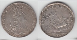 **** JETON LOUIS XIV - LUDOVICUS MAGNUS REX - LATE CUNCTA PROFUNDIT (vers 1700) - ARGENT - SILVER **** EN ACHAT IMMEDIAT - Monarchia / Nobiltà