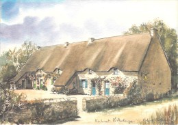 44] Loire Atlantique- KERHINET L'Auberge De Kerhinet  St SAINT -LYPHARD D'après Aquarelle De Raymond Chatelat *PRIX FIXE - Saint-Lyphard