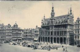 CPU9/ Ed Inconnu Bruxelles Grand Place Animée 1955 Pour Chalous Marne - Markten