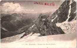 CPA 74 (Hte-Savoie) Chamonix-Mont-Blanc - Cabane Des Grands Mulets 1908, Avec Tampon Des Grands Mulets - Chamonix-Mont-Blanc