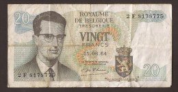 België Belgique Belgium 15 06 1964 20 Francs Atomium Baudouin. 2 F 8178775 - 20 Francs