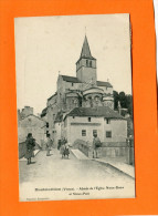 MONTMORILLON  1908    LE  VIEUX PONT ET L EGLISE NOTRE DAME  CIRC   OUI - Montmorillon