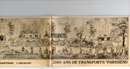584G) 2000 ANS DE TRANSPORTS PARISIENS - 42 PAGES - FORMAT 18X11.5cm - 1971 - Parigi