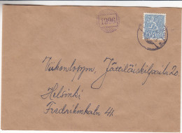Finlande - Lettre De 1955 - Cachet Rural 1996 - Storia Postale