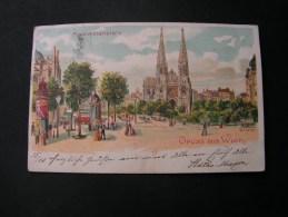 == Wien Litho 1899   Sign Geiger - Vienna Center