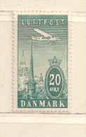 DANEMARK   ( EUDAN - 87 )    1934    N° YVERT ET TELLIER  N° 8    N** - Luftpost