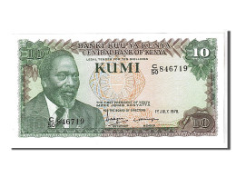 Billet, Kenya, 10 Shillings, 1978, KM:16, NEUF - Kenia