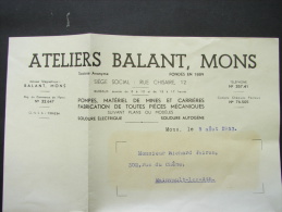 Fac. 4. Ateliers Balant, Mons - 1950 - ...