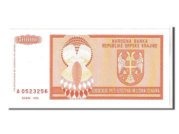 Billet, Croatie, 500 Million Dinara, 1993, KM:R16a, NEUF - Kroatien