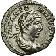 Monnaie, Elagabal, Denier, TTB+, Argent, Cohen:79 - The Severans (193 AD Tot 235 AD)